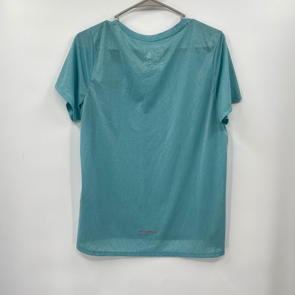 The North Face Womens Reef Waters Short Sleeve TShirt Top Teal Blue L‎ - Picture 9 of 11